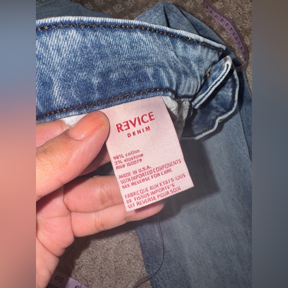 Revice Days Off Honey Bunch Scrunch Ankle Jeans size 27 - Picture 7 of 10